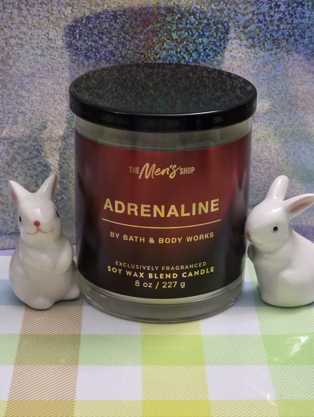 Bath & Body Works The Men's Shop Adrenaline Soy Wax Candle 8oz New RARE
